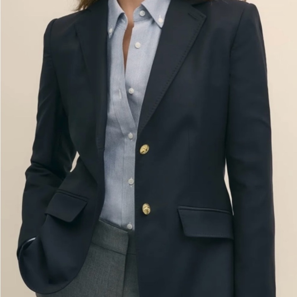 Brooks Brothers 346 women’s navy wool blazer